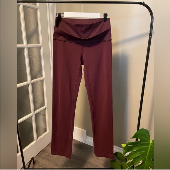 lululemon athletica Pants - Lululemon Double Waisted Straight Leg (10)